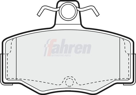 Fahren FBP3799 Brake Pad Set, disc brake - 1