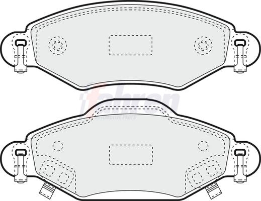 Fahren FBP3801 Brake Pad Set, disc brake - 1