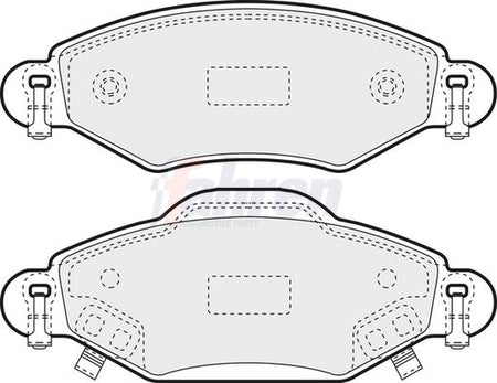Fahren FBP3801 Brake Pad Set, disc brake - 1