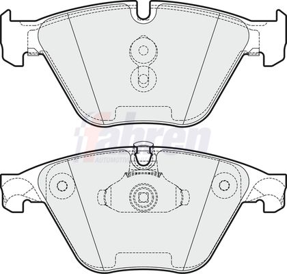 Fahren FBP3814 Brake Pad Set, disc brake - 1