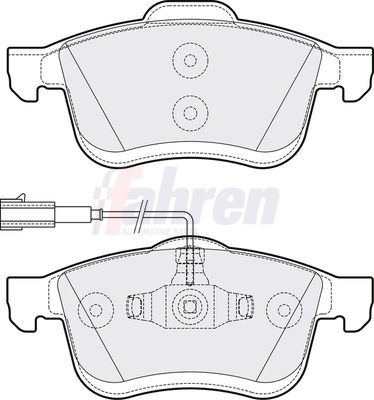 Fahren FBP3824 Brake Pad Set, disc brake - 1