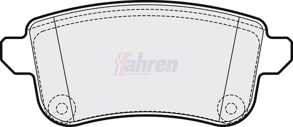 Fahren FBP3828 Brake Pad Set, disc brake - 1