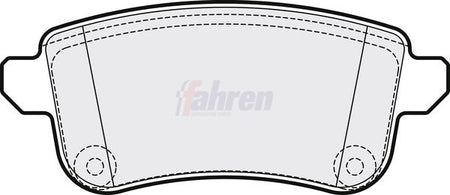 Fahren FBP3828 Brake Pad Set, disc brake - 1