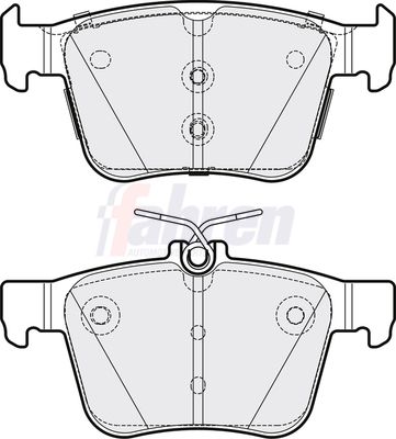 Fahren FBP3831 Brake Pad Set, disc brake - 1