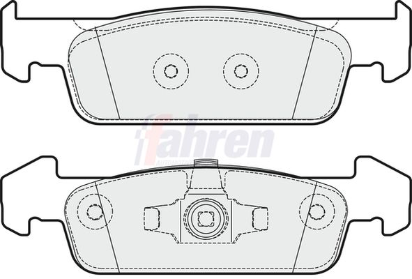 Fahren FBP3832 Brake Pad Set, disc brake - 1