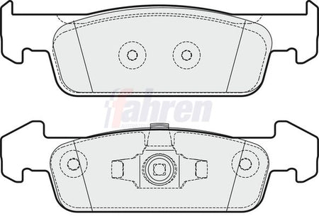 Fahren FBP3832 Brake Pad Set, disc brake - 1
