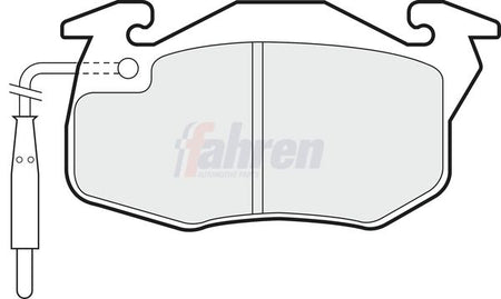 Fahren FBP3834 Brake Pad Set, disc brake - 1