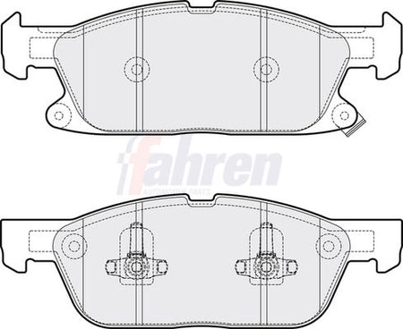Fahren FBP3838 Brake Pad Set, disc brake - 1