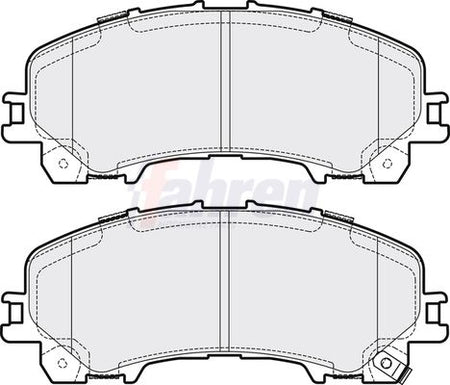 Fahren FBP3840 Brake Pad Set, disc brake - 1