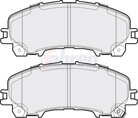 Fahren FBP3840 Brake Pad Set, disc brake - 1