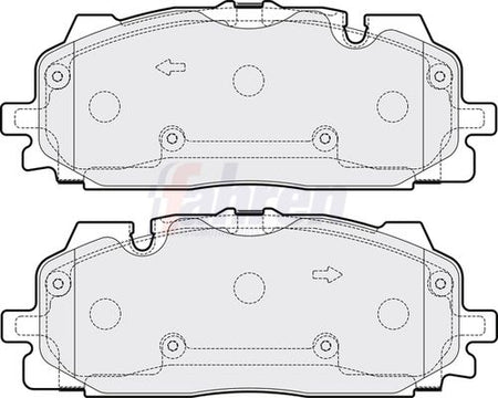 Fahren FBP3841 Brake Pad Set, disc brake - 1