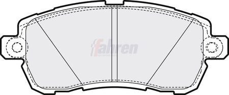 Fahren FBP3842 Brake Pad Set, disc brake - 1