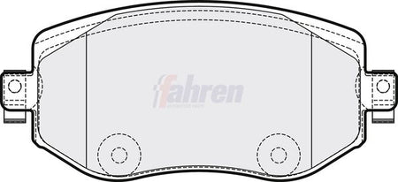 Fahren FBP3843 Brake Pad Set, disc brake - 1