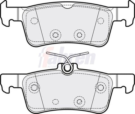 Fahren FBP3848 Brake Pad Set, disc brake - 1