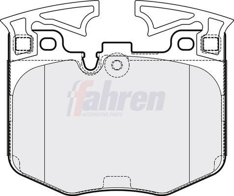 Fahren FBP3854 Brake Pad Set, disc brake - 1