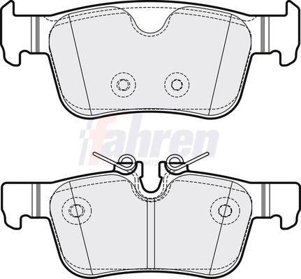 Fahren FBP3885 Brake Pad Set, disc brake - 1