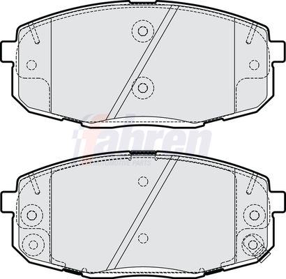 Fahren FBP3910 Brake Pad Set, disc brake - 1