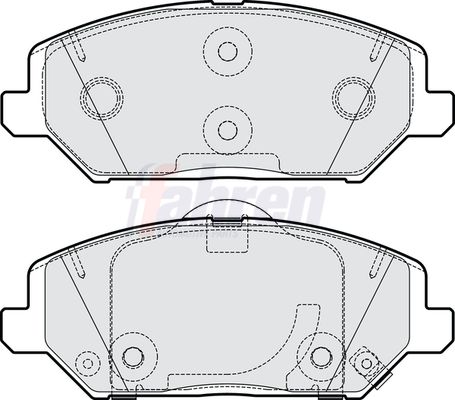Fahren FBP3914 Brake Pad Set, disc brake - 1