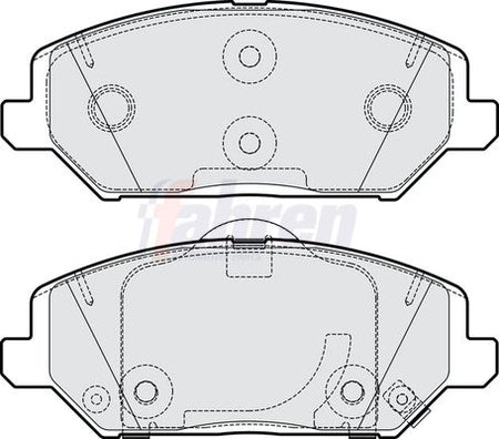 Fahren FBP3914 Brake Pad Set, disc brake - 1