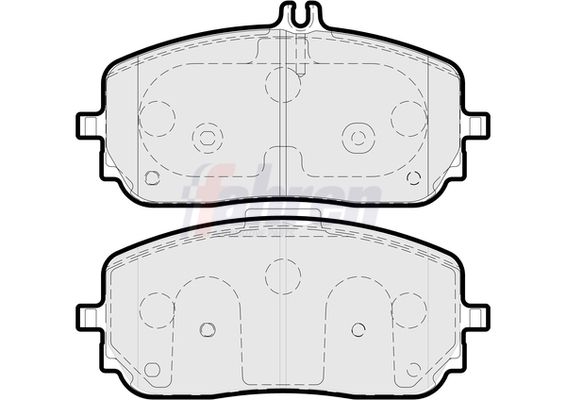 Fahren FBP3917 Brake Pad Set, disc brake - 1