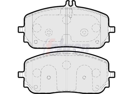 Fahren FBP3917 Brake Pad Set, disc brake - 1