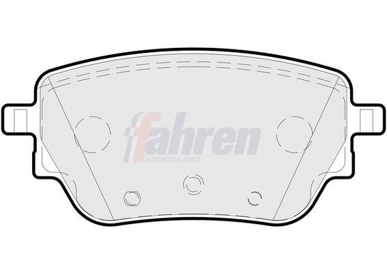 Fahren FBP3918 Brake Pad Set, disc brake - 1