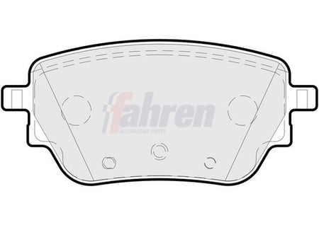 Fahren FBP3918 Brake Pad Set, disc brake - 1