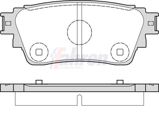 Fahren FBP3933 Brake Pad Set, disc brake - 1