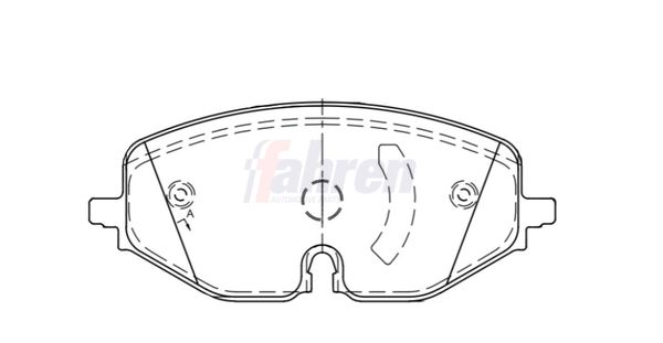 Fahren FBP3950 Brake Pad Set, disc brake - 1