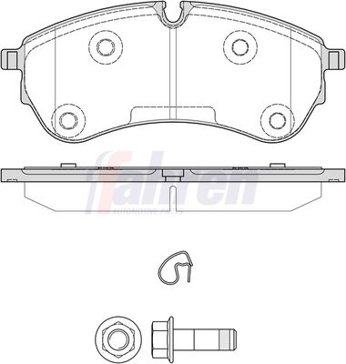 Fahren FBP4043 Brake Pad Set, disc brake - 1