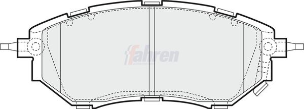 Fahren FBP4248 Brake Pad Set, disc brake - 1