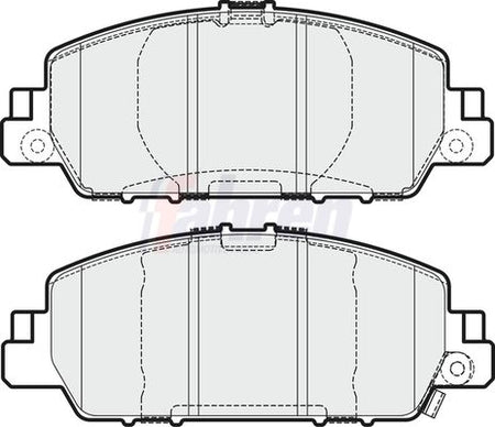 Fahren FBP4250 Brake Pad Set, disc brake - 1