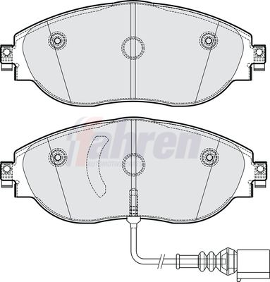 Fahren FBP4258 Brake Pad Set, disc brake - 1