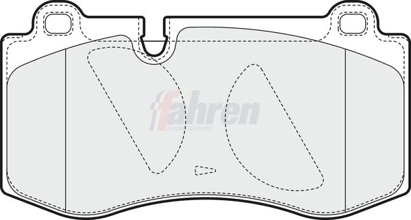 Fahren FBP4267 Brake Pad Set, disc brake - 1