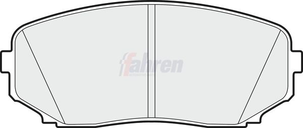 Fahren FBP4268 Brake Pad Set, disc brake - 1