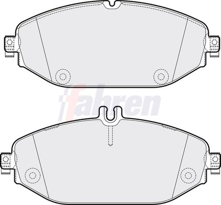 Fahren FBP4282 Brake Pad Set, disc brake - 1
