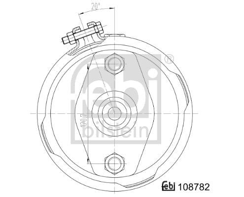 Febi 108782 Diaphragm Brake Cylinder - 2