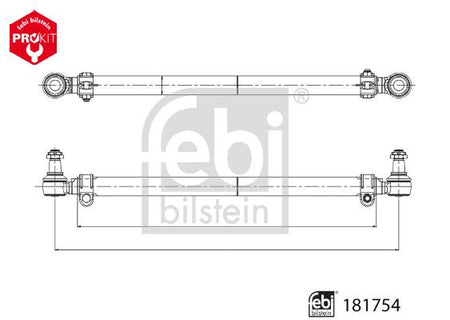 Febi 181754 Tie Rod - 1