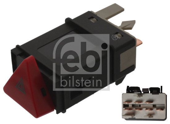 Febi Plus 44393A Hazard Warning Light Switch - 1