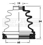 First Line FCB2800 Bellow Kit, drive shaft - 1
