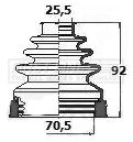First Line FCB6131 Bellow Kit, drive shaft - 1