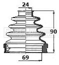 First Line FCB6132 Bellow Kit, drive shaft - 2