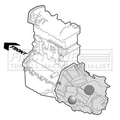 First Line FEM4237 Mounting, engine - 3
