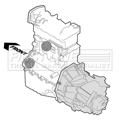 First Line FEM4381 Mounting, engine - 3