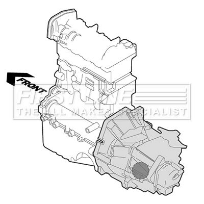 First Line FEM4384 Mounting, engine - 3