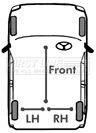 First Line FKB1054 Cable Pull, parking brake - 2