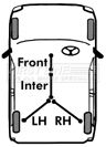 First Line FKB3419 Cable Pull, parking brake - 1