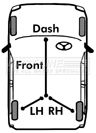 First Line FKB6006 Cable Pull, parking brake - 1