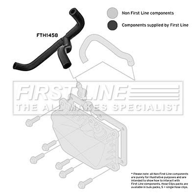 First Line FTH1458 Hose, crankcase ventilation - 3