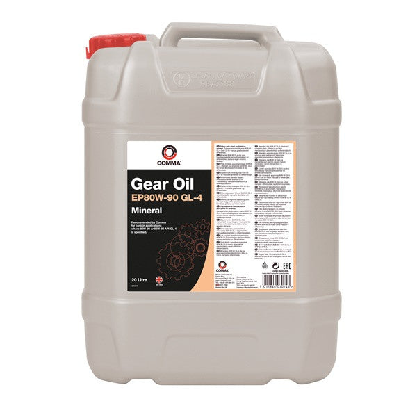 Comma Gear Oil - Ep80W-90 Gl-4 - 20 Litre